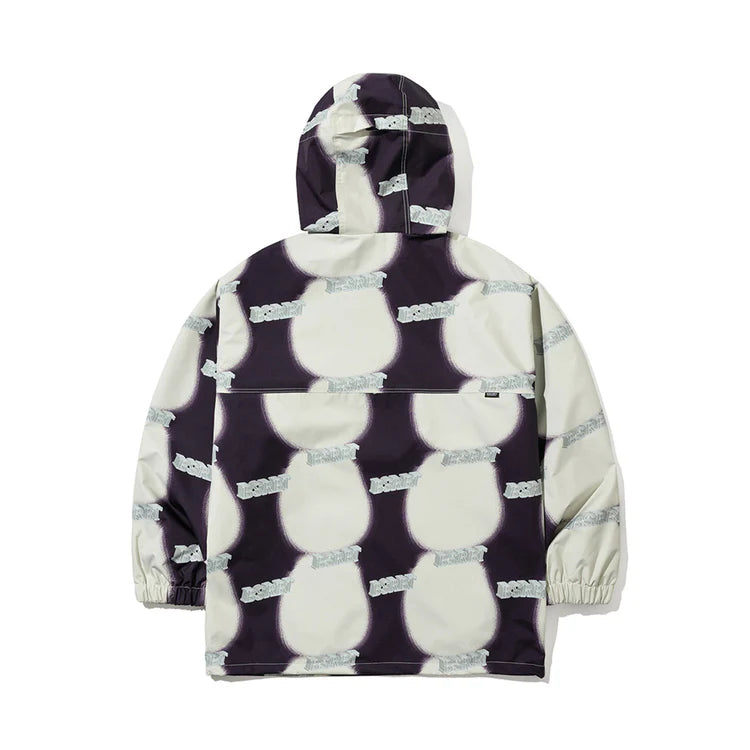 giacca snowboard Bsrabbit bdt hooded anorak jacket sage grey ultima XL