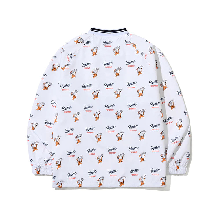 giacca snowboard Bsrabbit bsrbt sporty pullover snap jacket white unisex