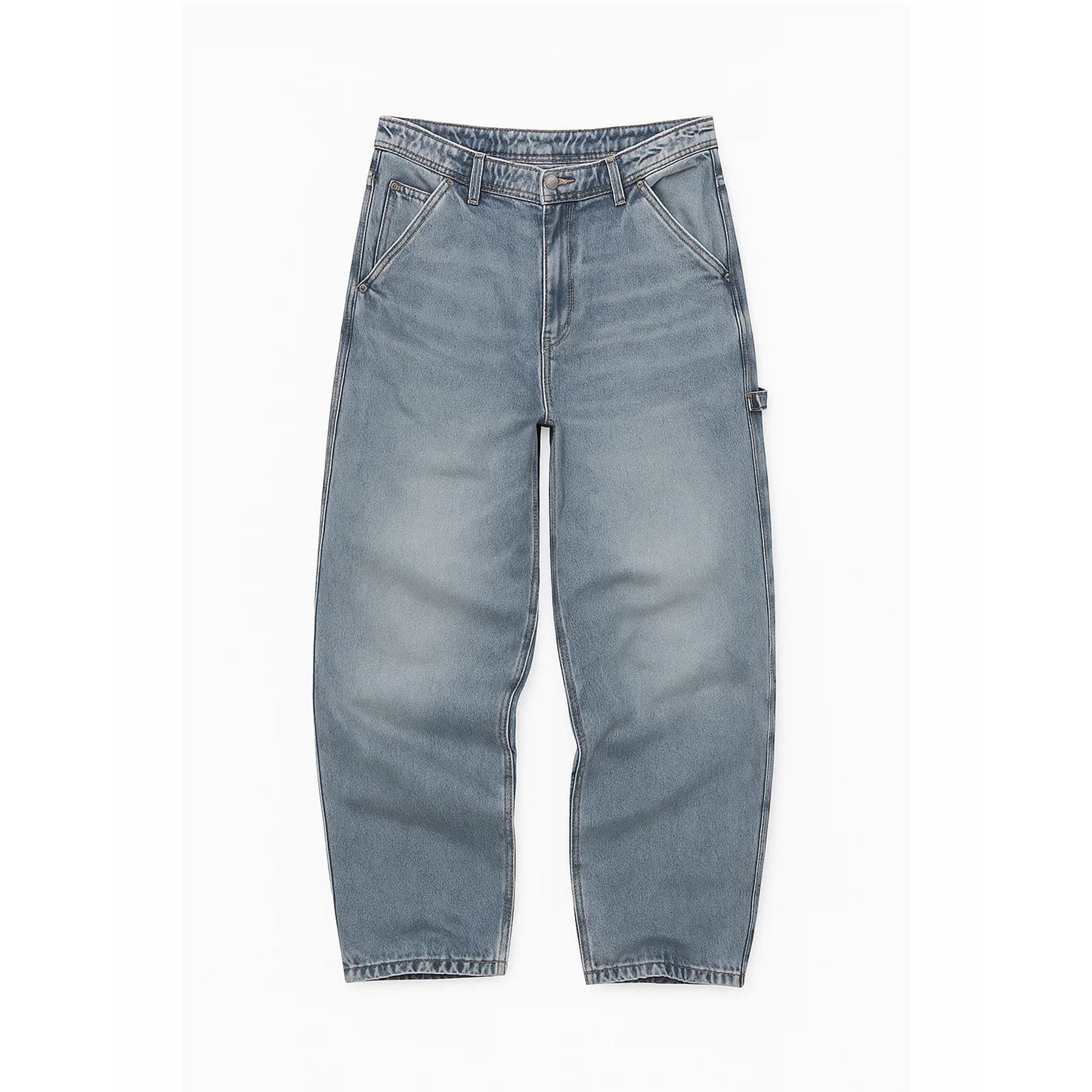 baggy pants Untold.® Taitō blue vintage washed