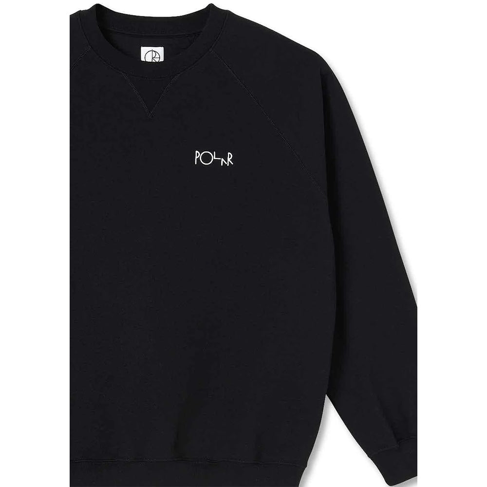 felpa Polar default crewneck black