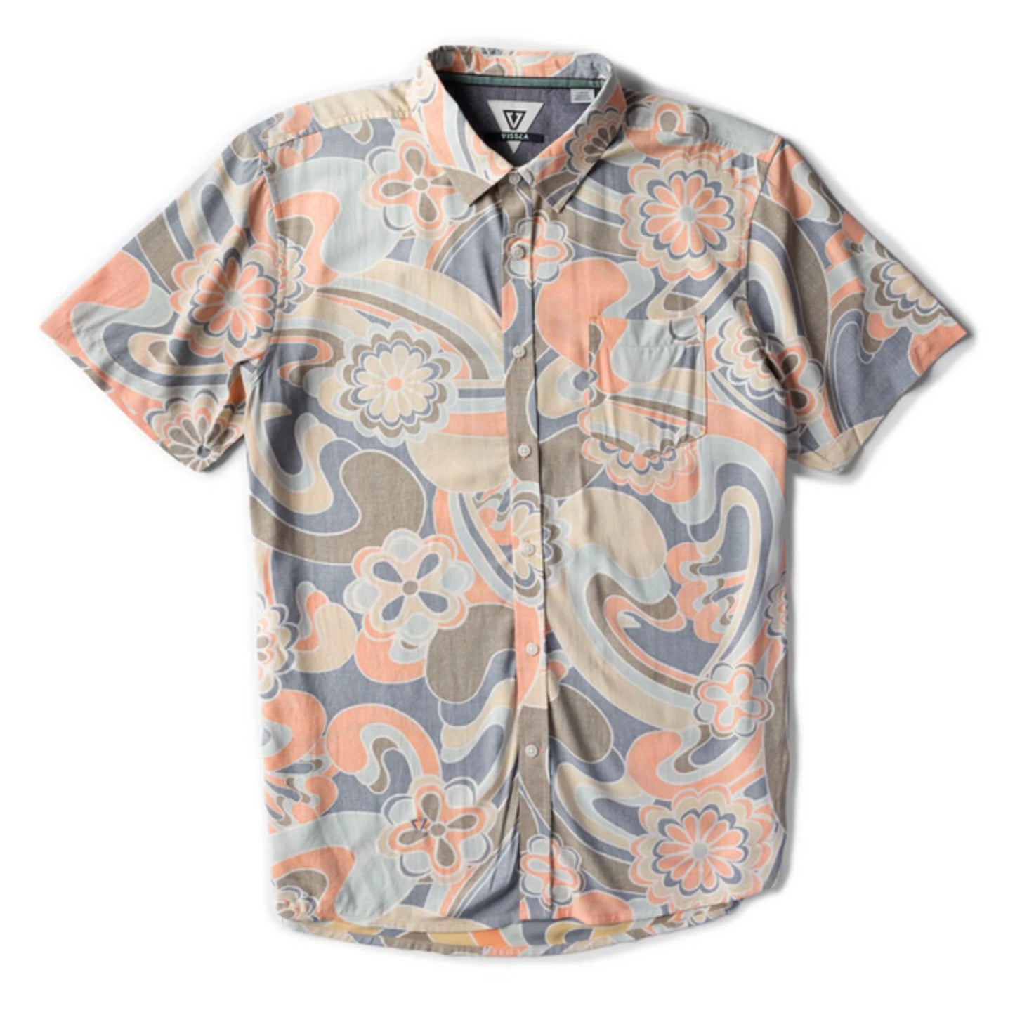 camicia m/c VISSLA groove move ss shirt