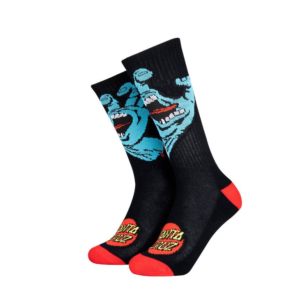 calzini Santacruz screaming hand socks black