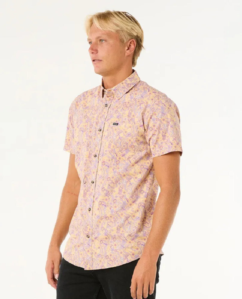 camicia m/c RIPCURL floral reef smokey grape tg