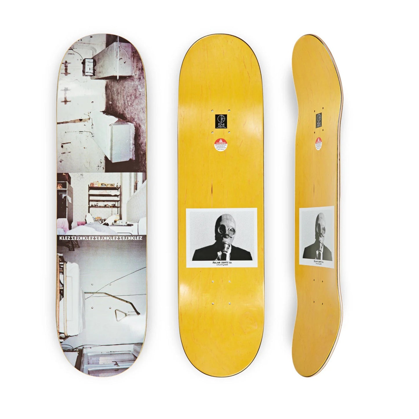 tavola Polar skate co. klez rehab center deck 8.125 compreso grip