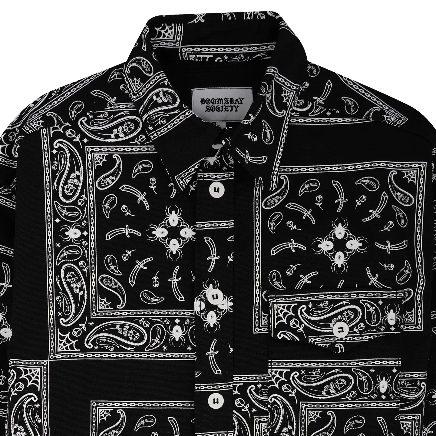 giacca Doomsday bandana jacket black