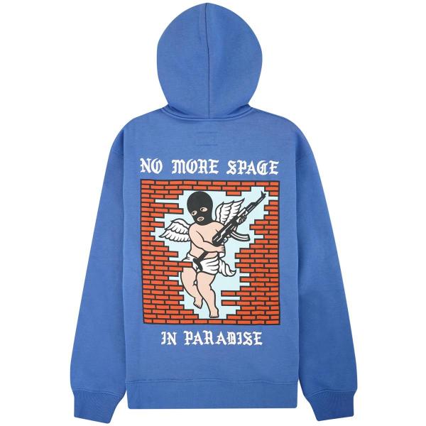 felpa cappuccio Doomsday no more space hoodie blu