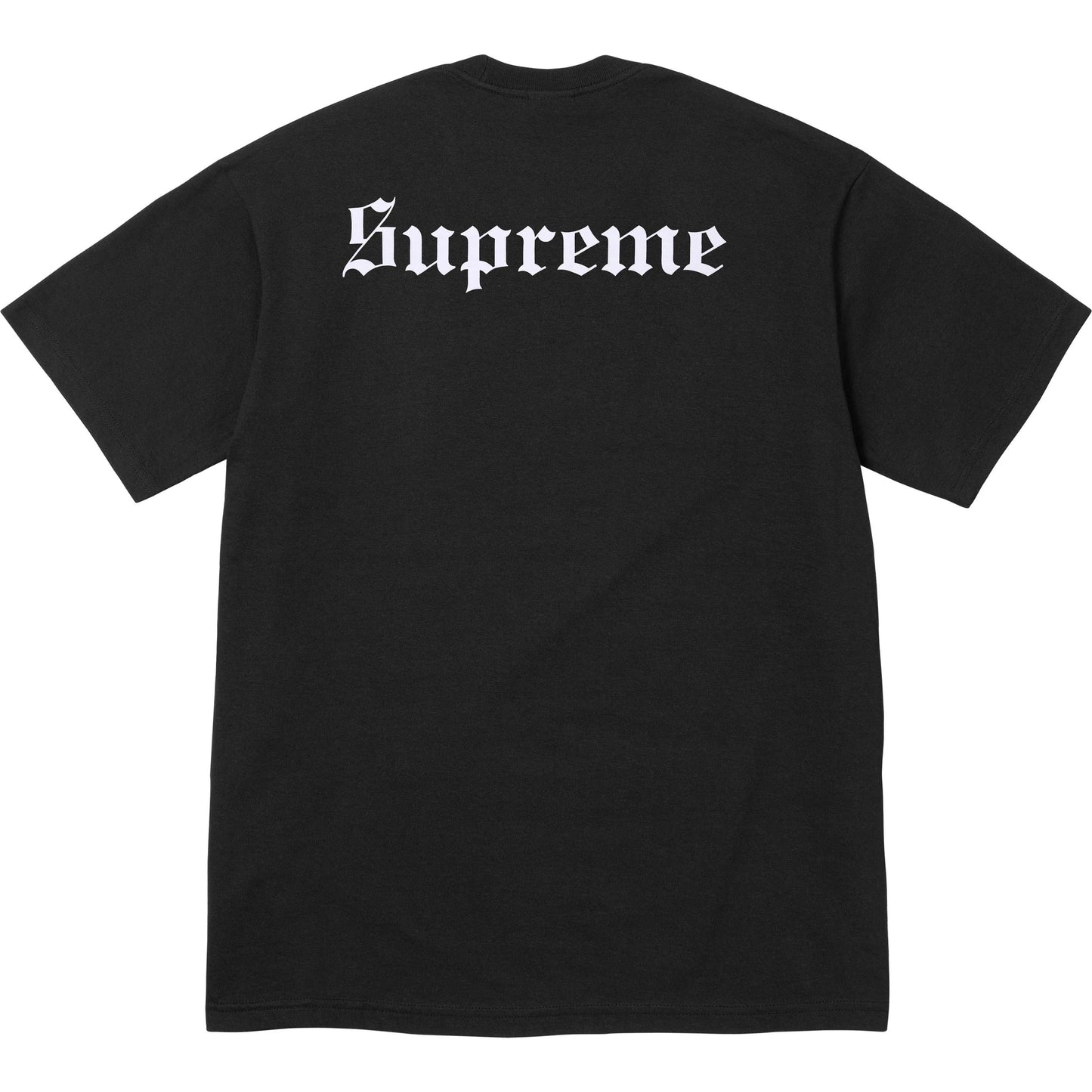 t-shirt Supreme® Newyork snow white tee black (fw2024) NUOVA