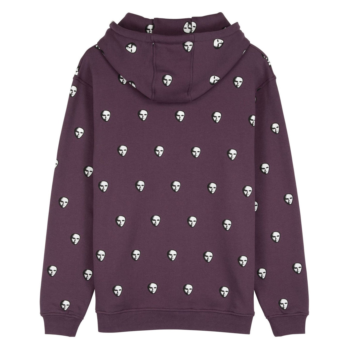 felpa cappuccio Santacruz watcher hood black currant