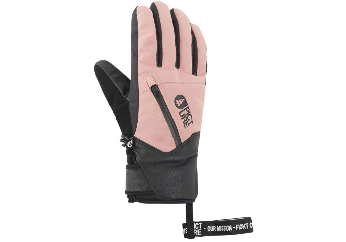 guanti snowboard donna Picture woman kakisa gloves rose