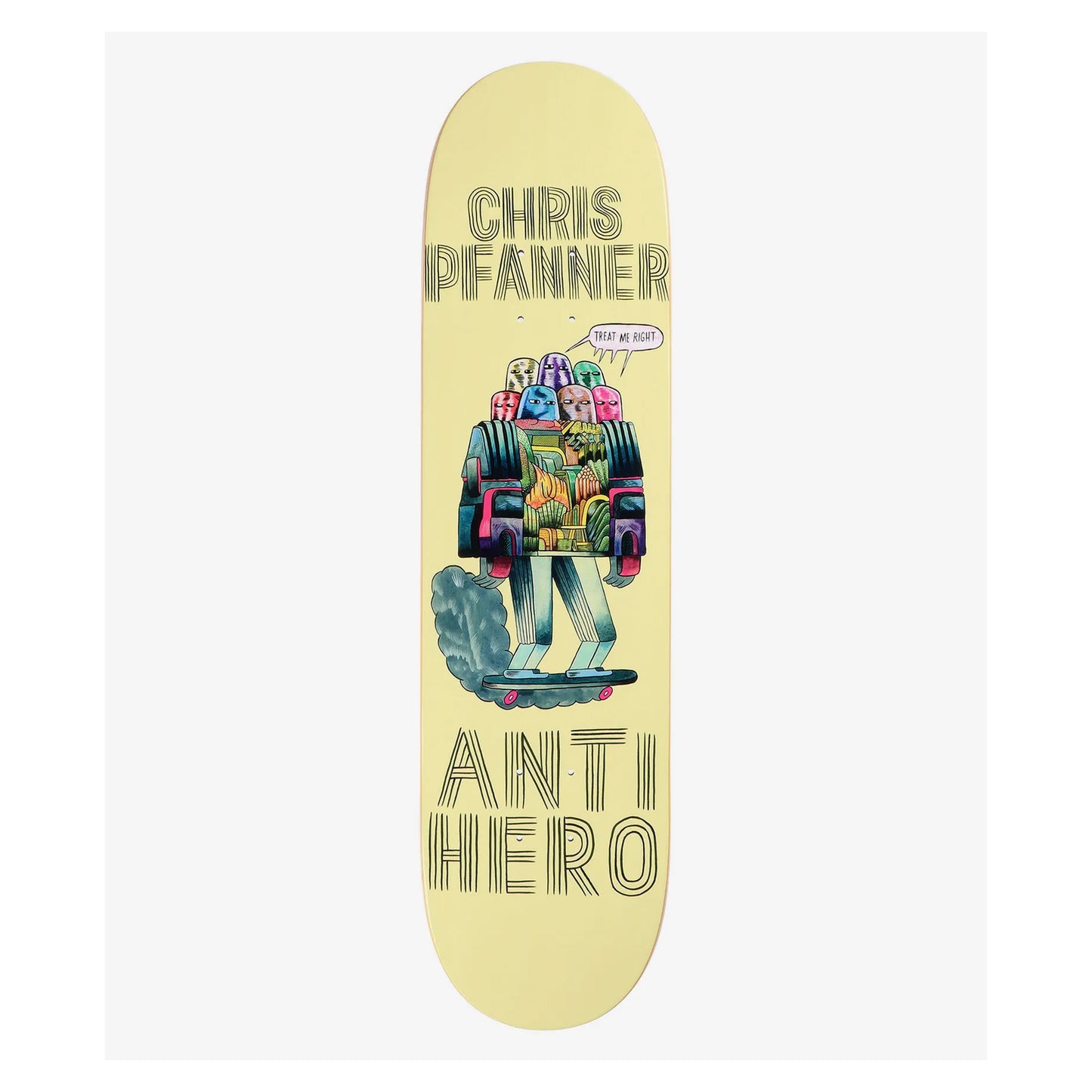 tavola skate Antihero Hug Pavement Pfanner Deck 8.06 compreso grip