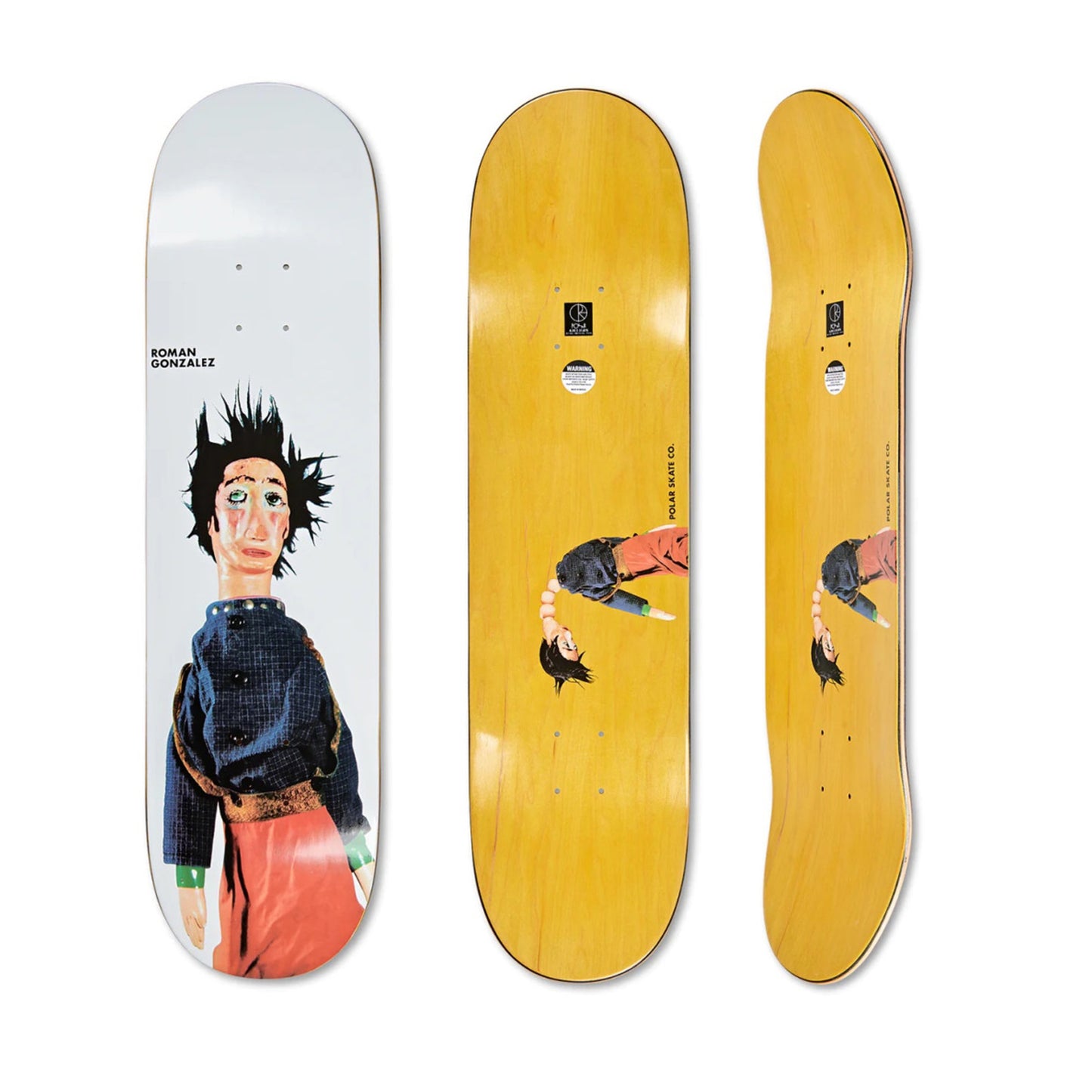 tavola Polar skate co. lorca deck 8.25 compreso grip