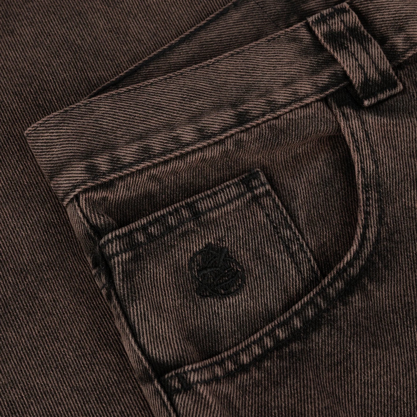 jeans baggy Polar '93 denim mud brown