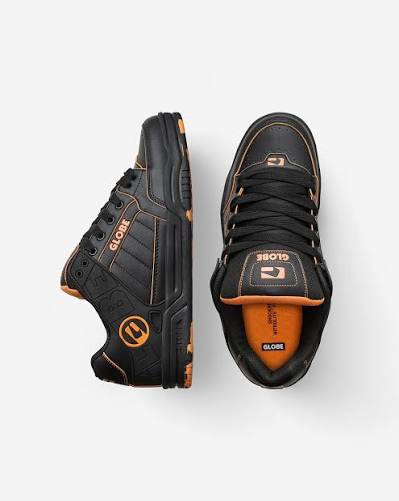 scarpe skate Globe tilt black orange mosaic