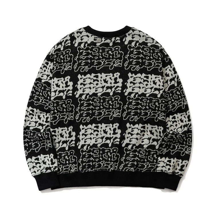 maglione Bsrabbit Jacquard Always Kintwear black