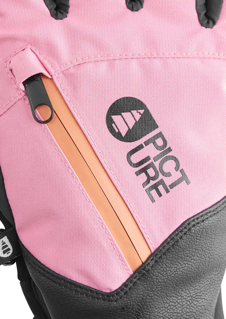 guanti snowboard donna Picture woman kakisa gloves rose