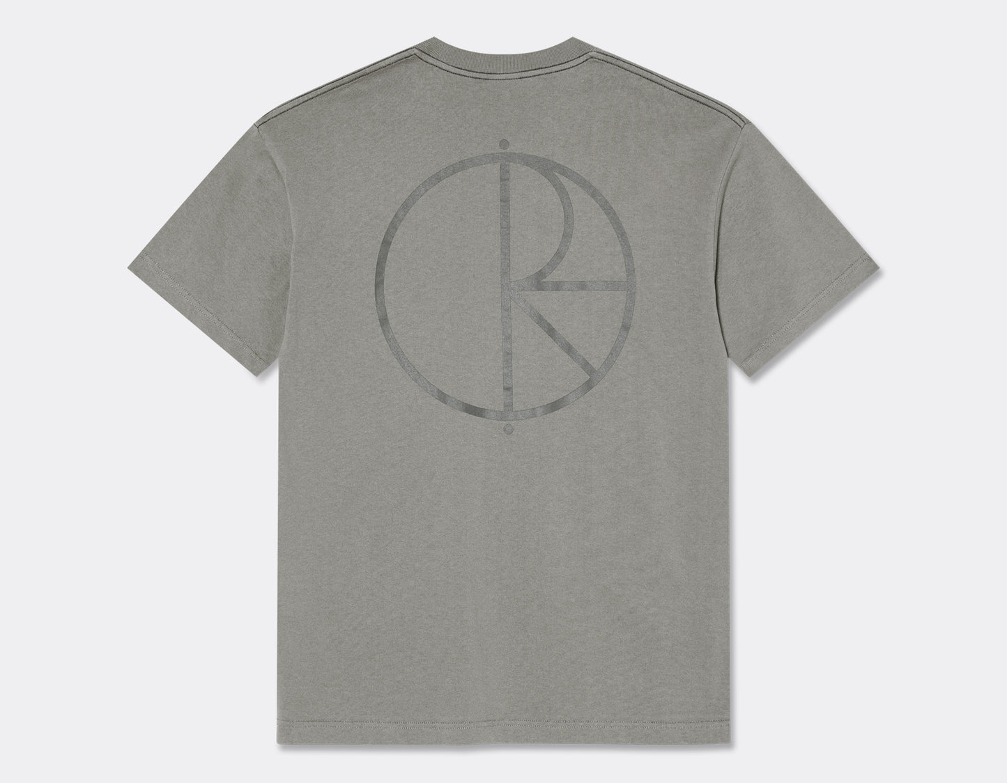maglietta POLAR Skate Co. contrast tee storce logo Grey