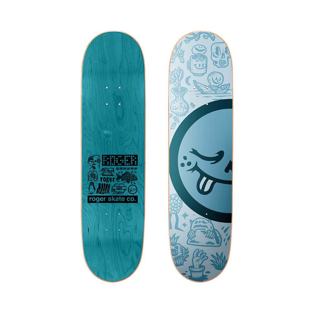 tavola Half Roger skate deck 8.375 compreso grip