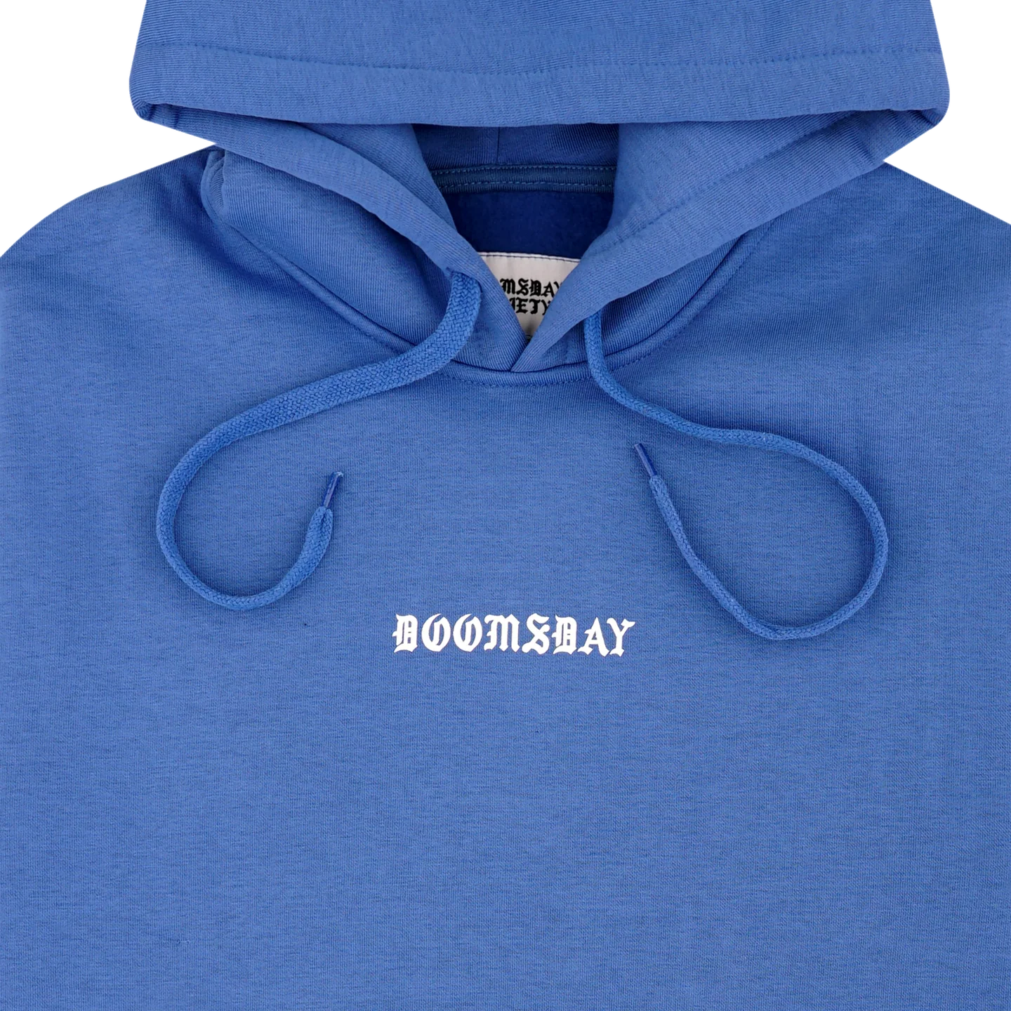 felpa cappuccio Doomsday no more space hoodie blu