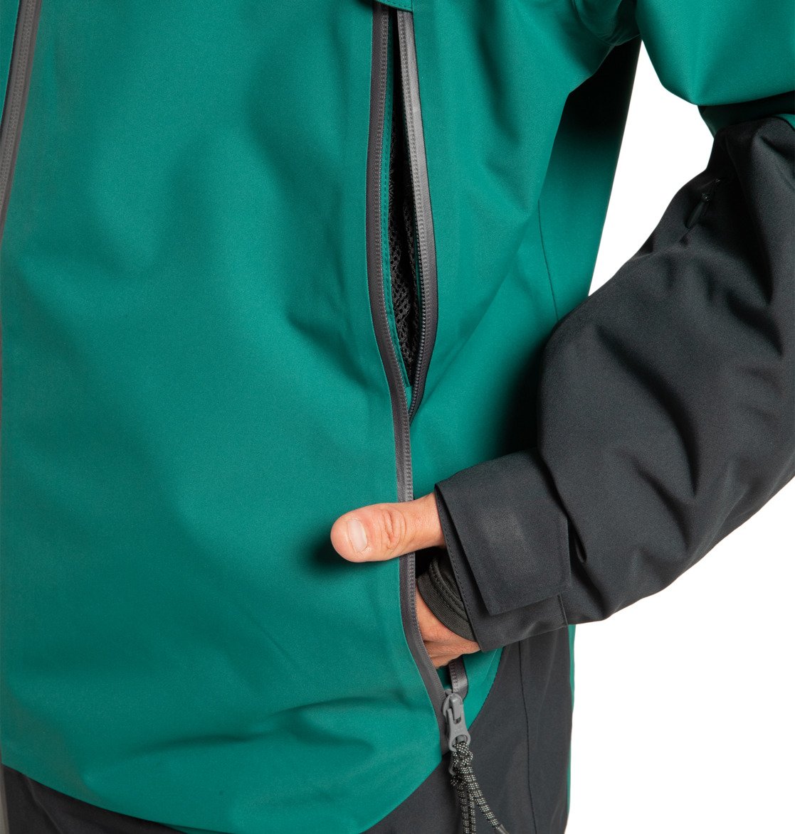 giacca snowboard DC intel Jacket black green 30k
