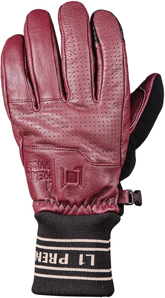 guanti snowboard L1 sabbra men gloves red