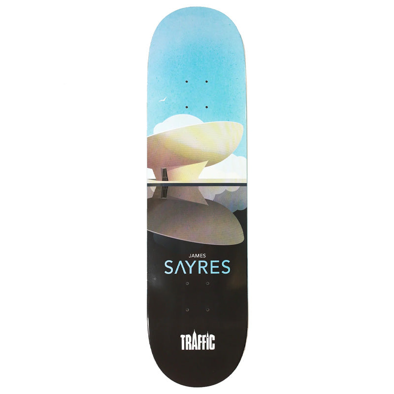 tavola skate Traffic cloud city 8.25 con grip omaggio