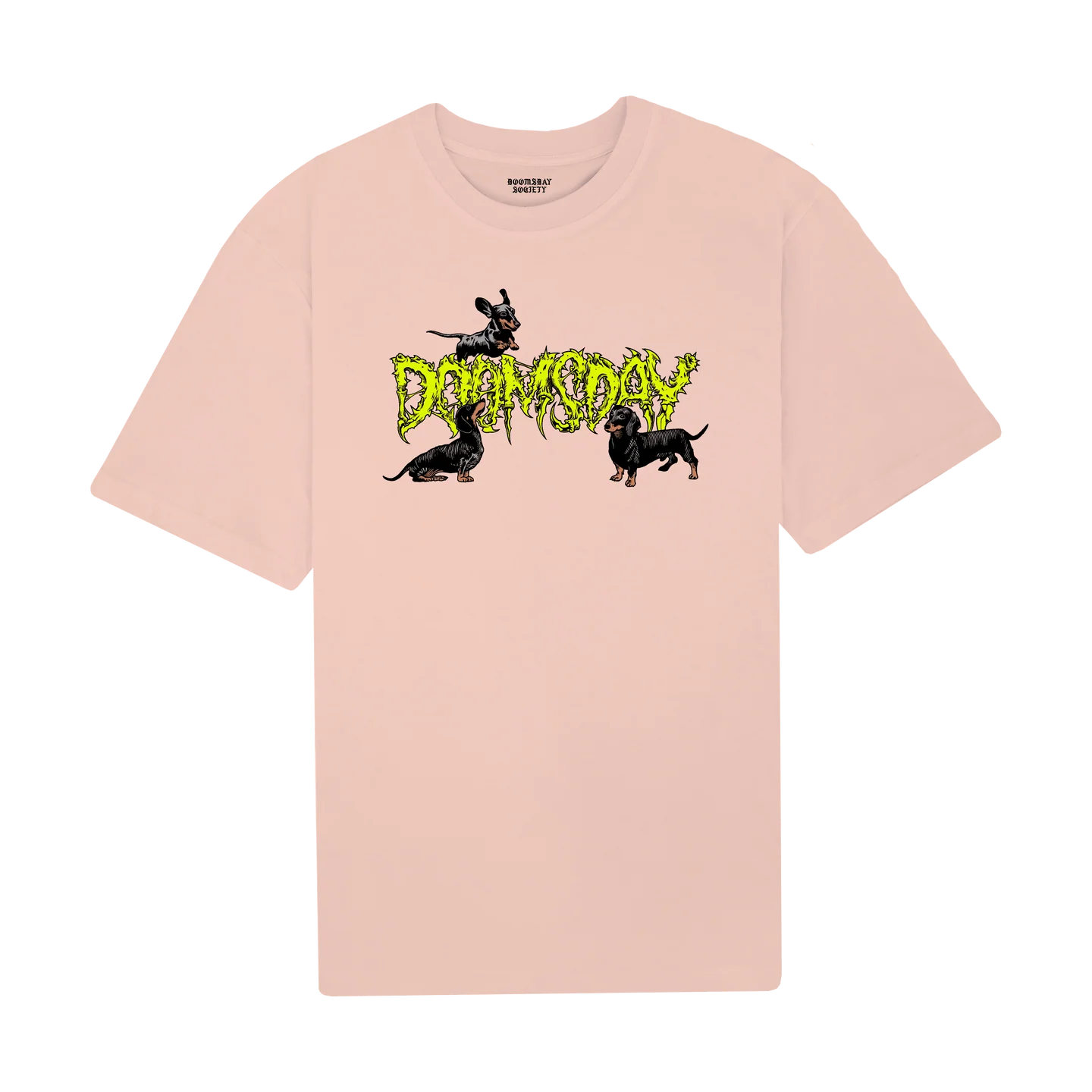 t-shirt Doomsday metal cuties tee pink