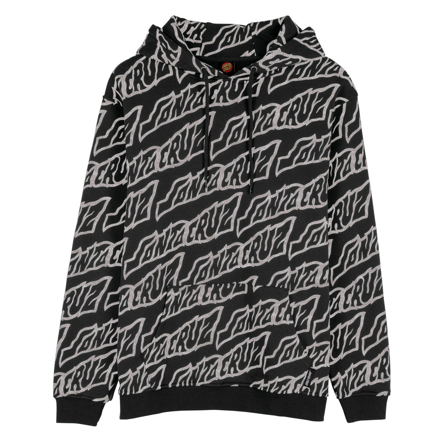 felpa cappuccio Santacruz creep reaper hood black black