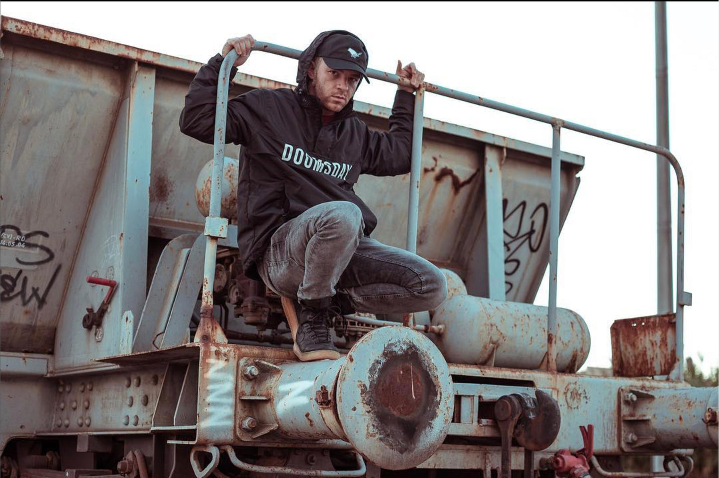 Doomsday anorak heavy jacket black