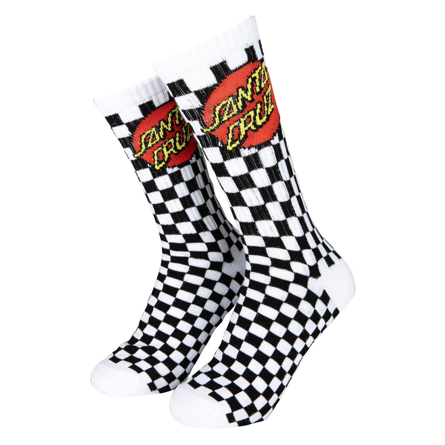 calzini Santacruz Beat Check Socks white black