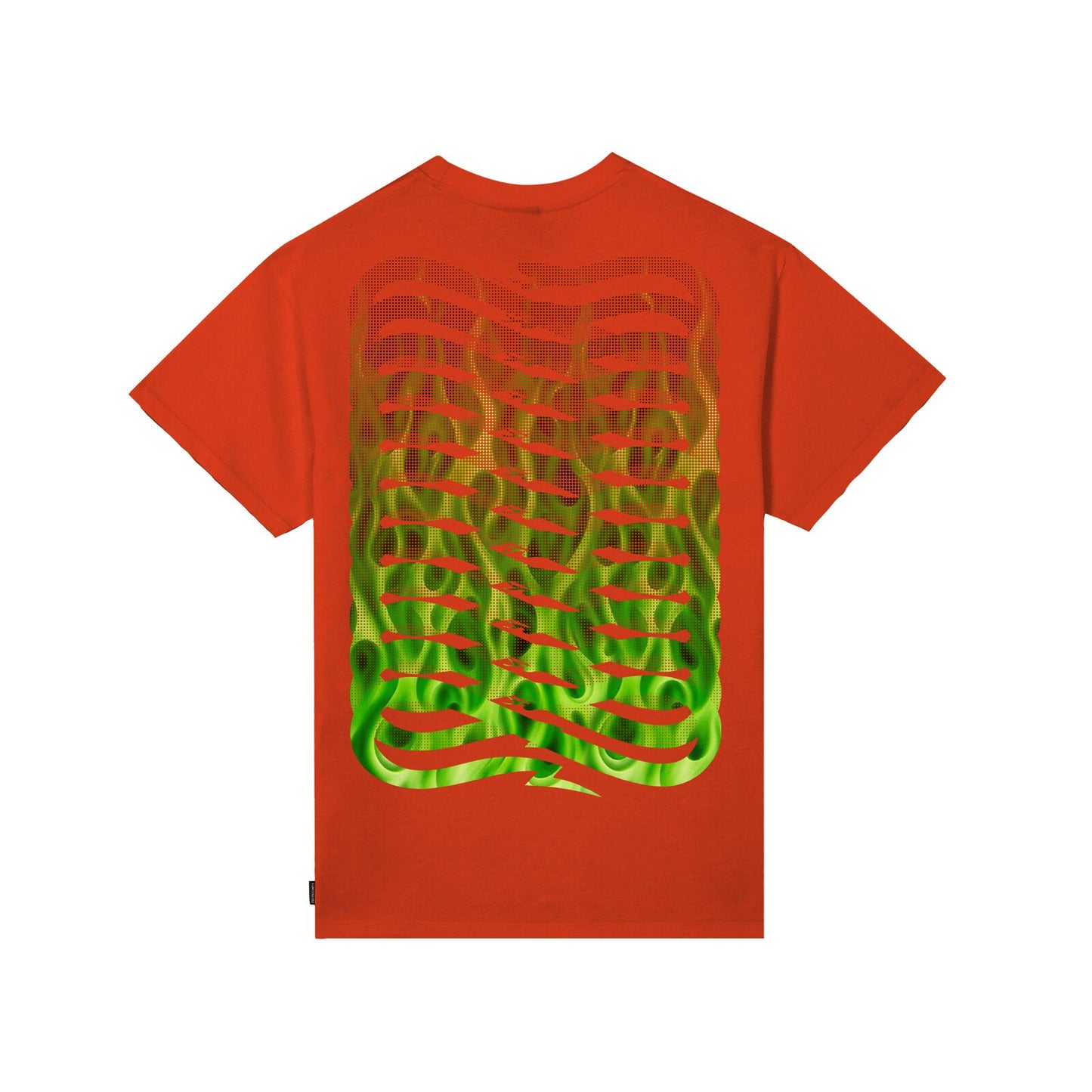 t-shirt Propaganda ribs flame red tg S M L