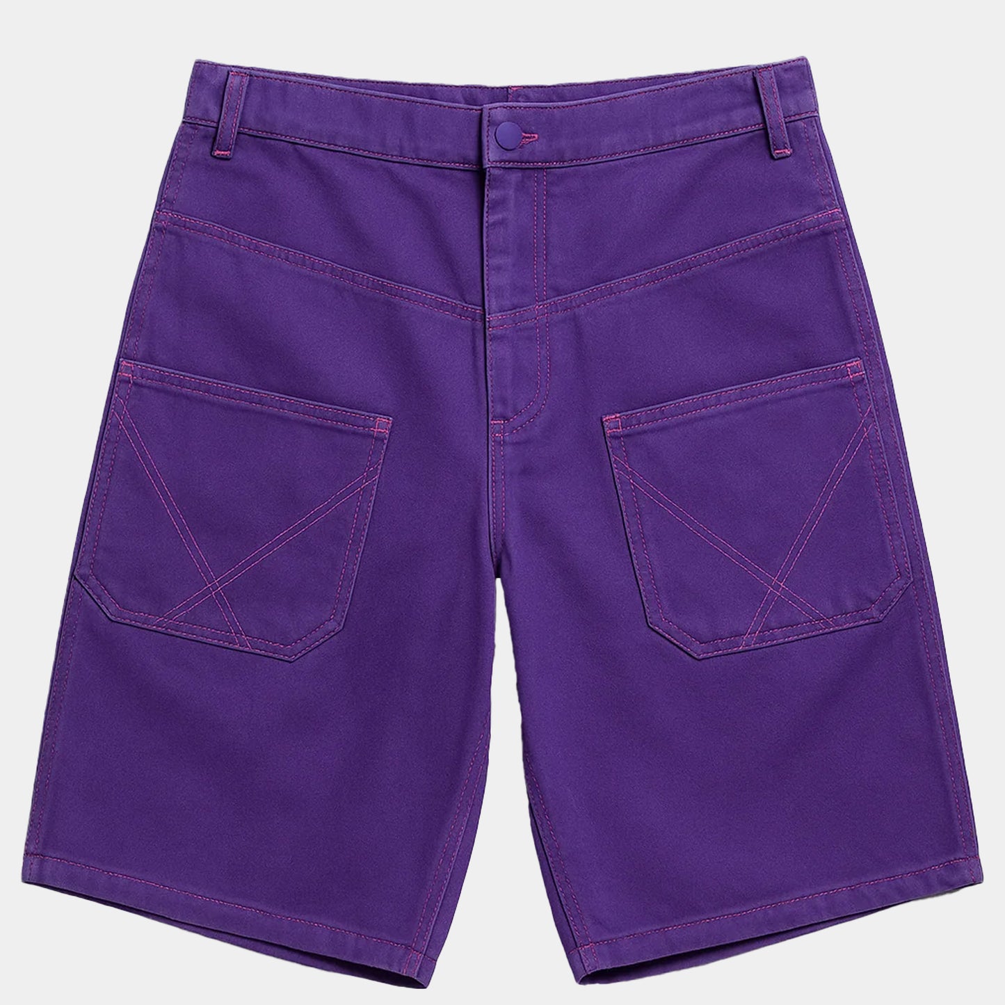 bermuda shorts Untold.® kita baggy pants purple