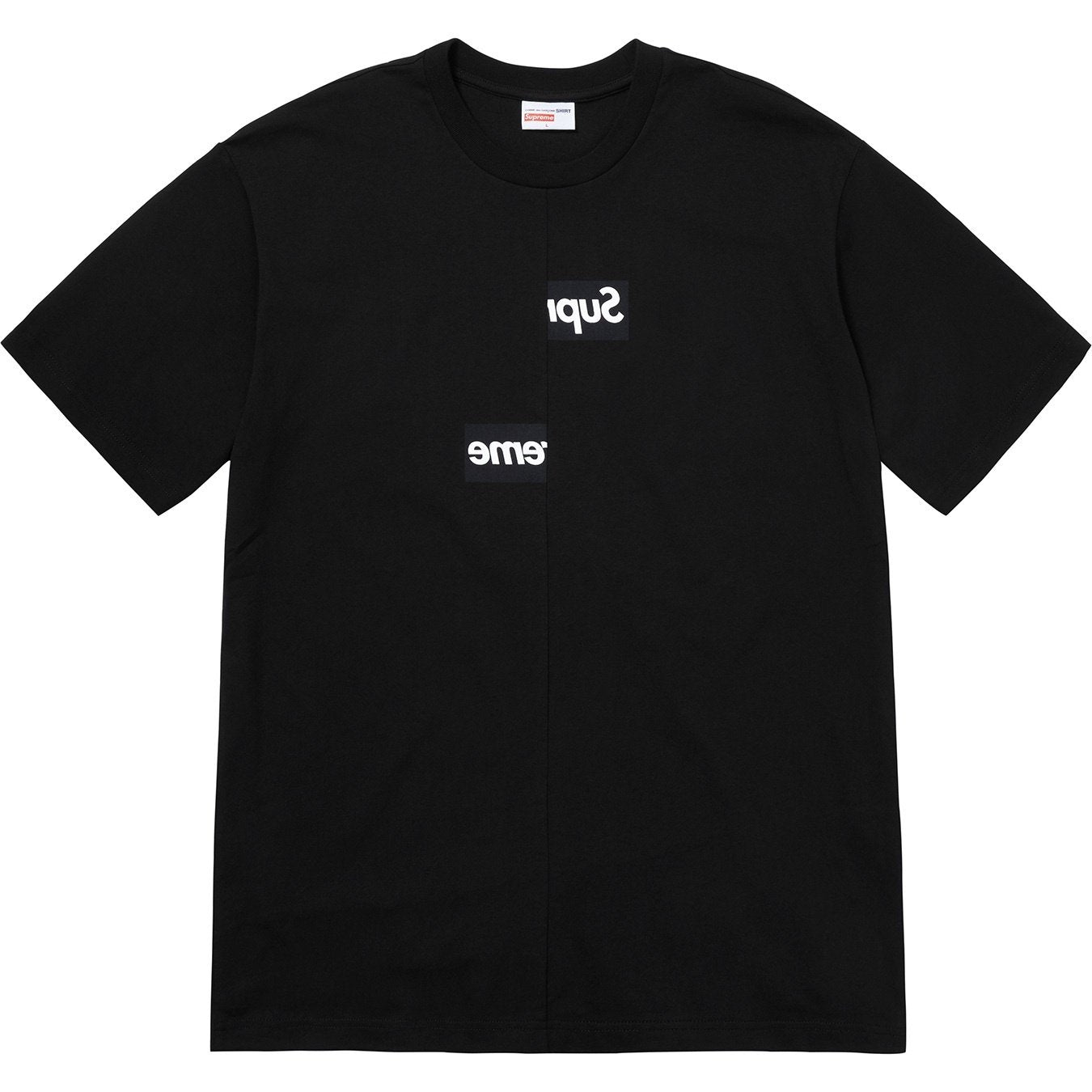 t-shirt Supreme® Newyork x Comme des Garçon tee black (fw2018) NUOVA