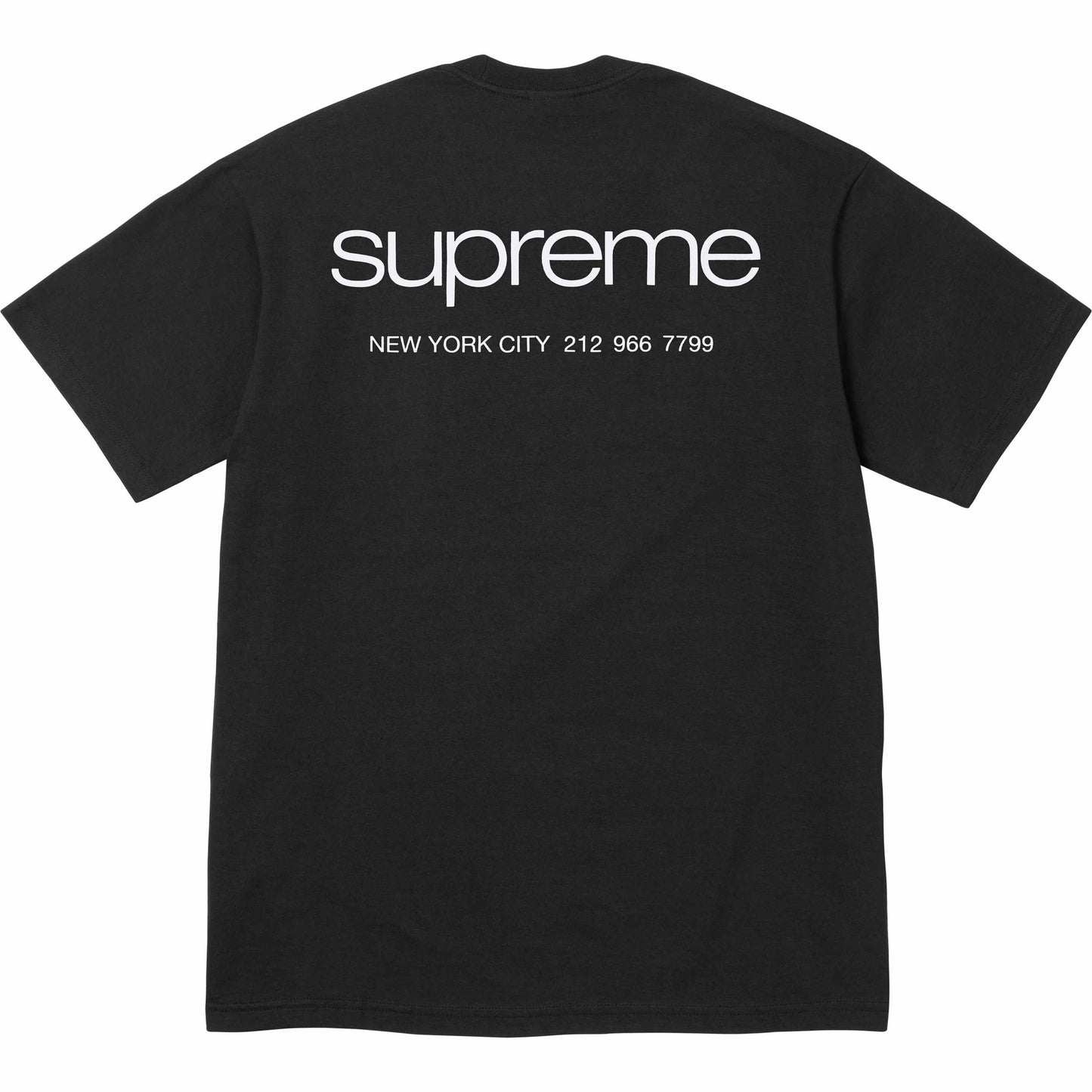 t-shirt Supreme® Newyork nyc tee black fw2023