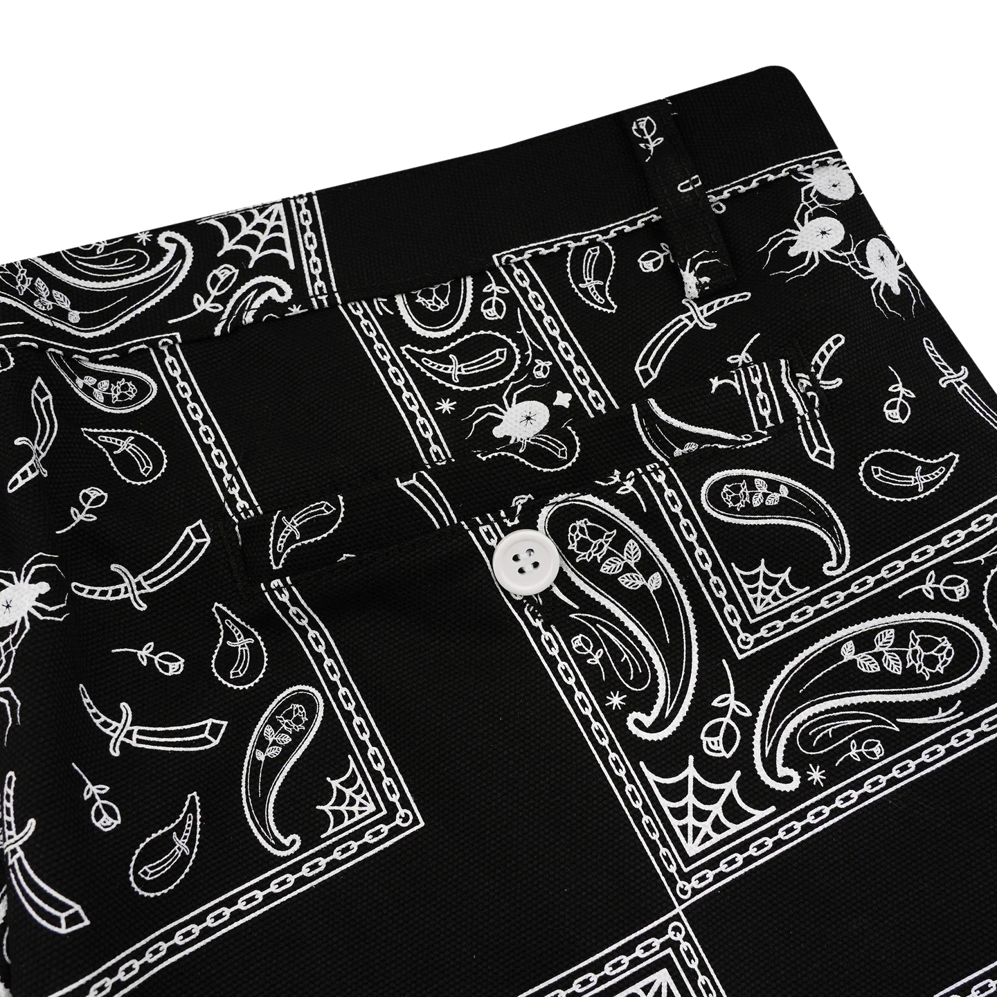 pantaloni Doomsday bandana pants black