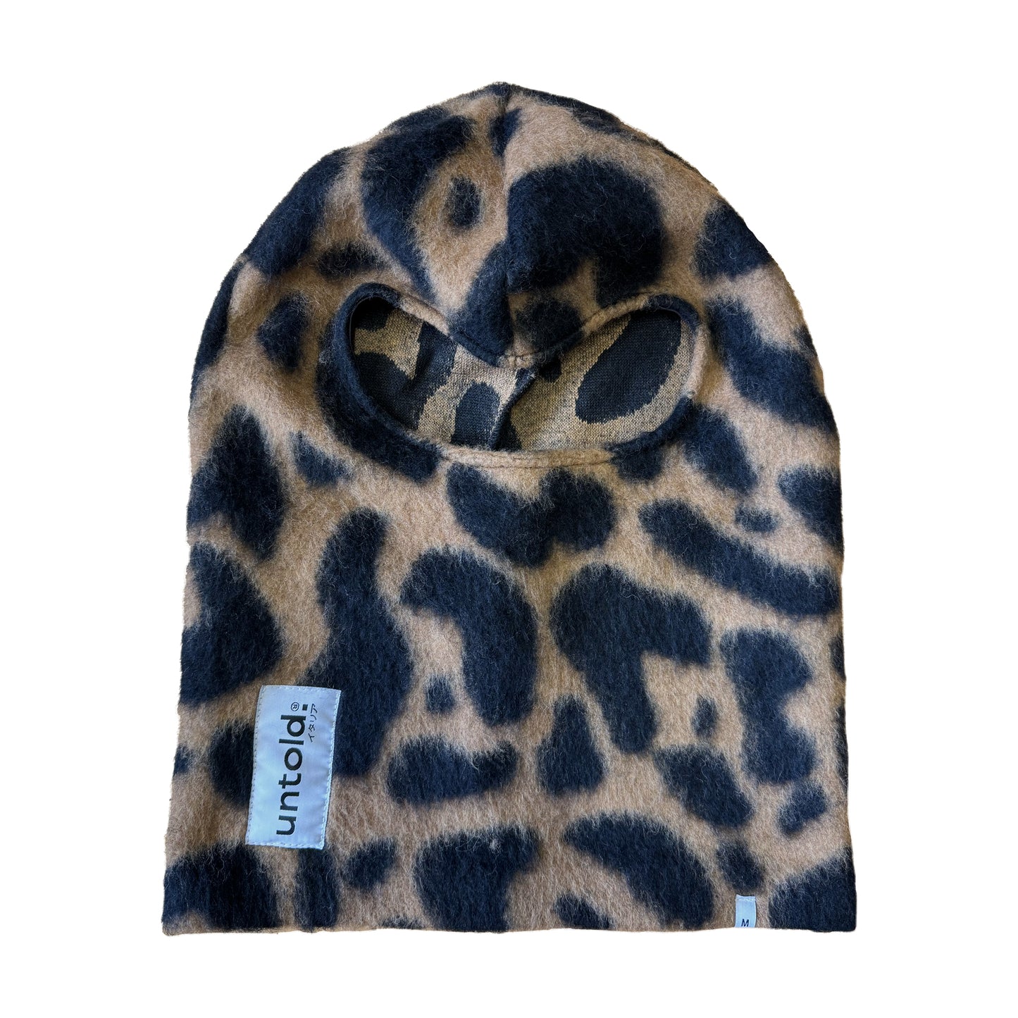 balaclava Untold.® mod. Calatrava snow leopard sp26-009