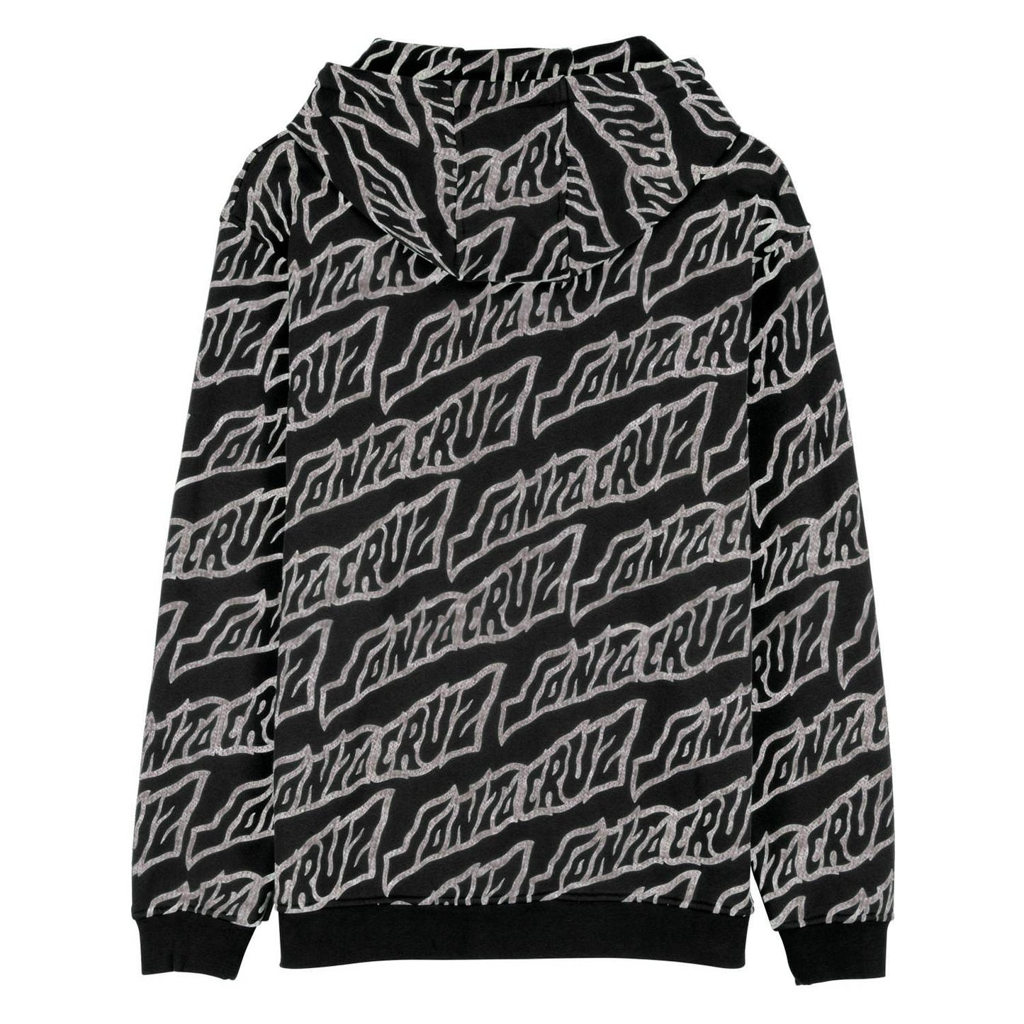 felpa cappuccio Santacruz creep reaper hood black black