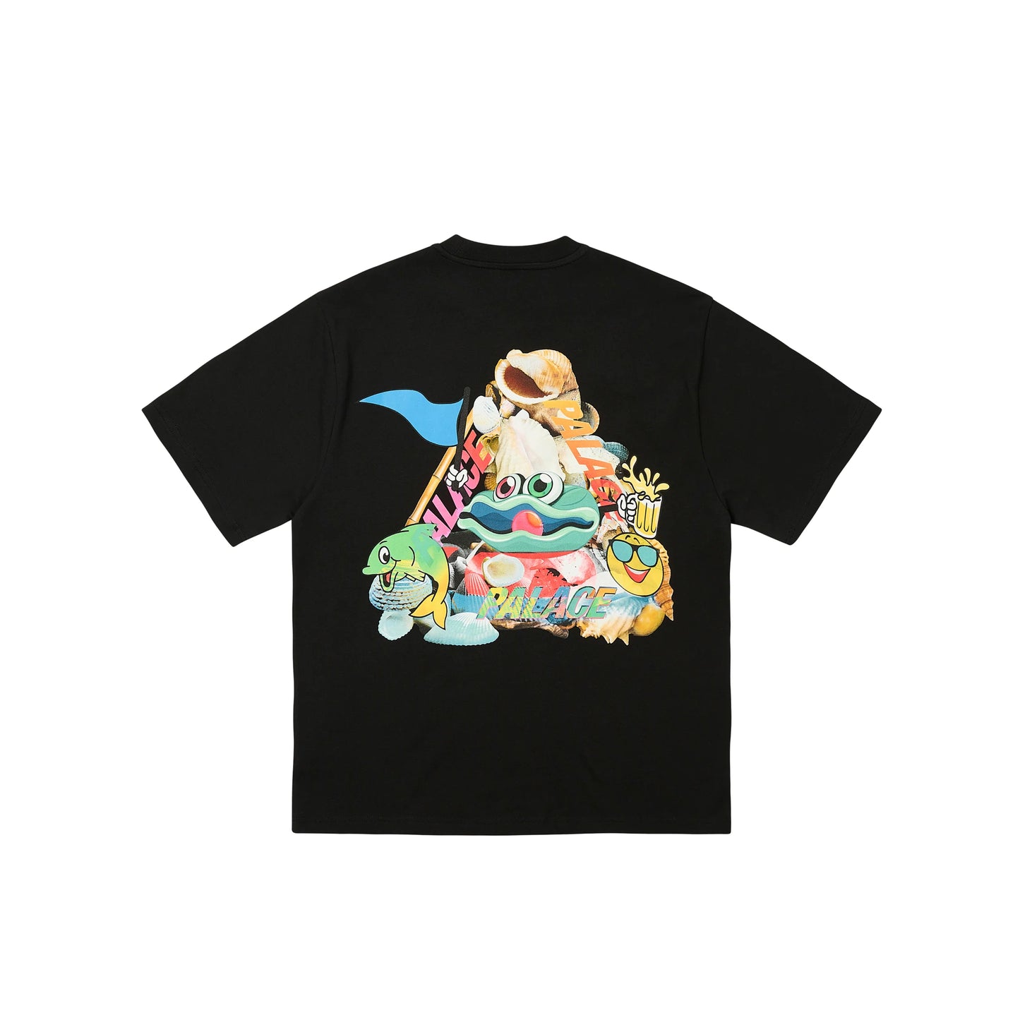 t-shirt Palace Skateboards P sea tomato black 2025