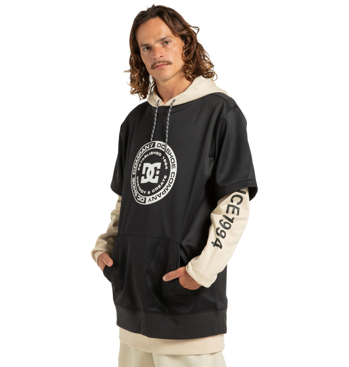 Felpa tecnica snowboard DC Dryden black