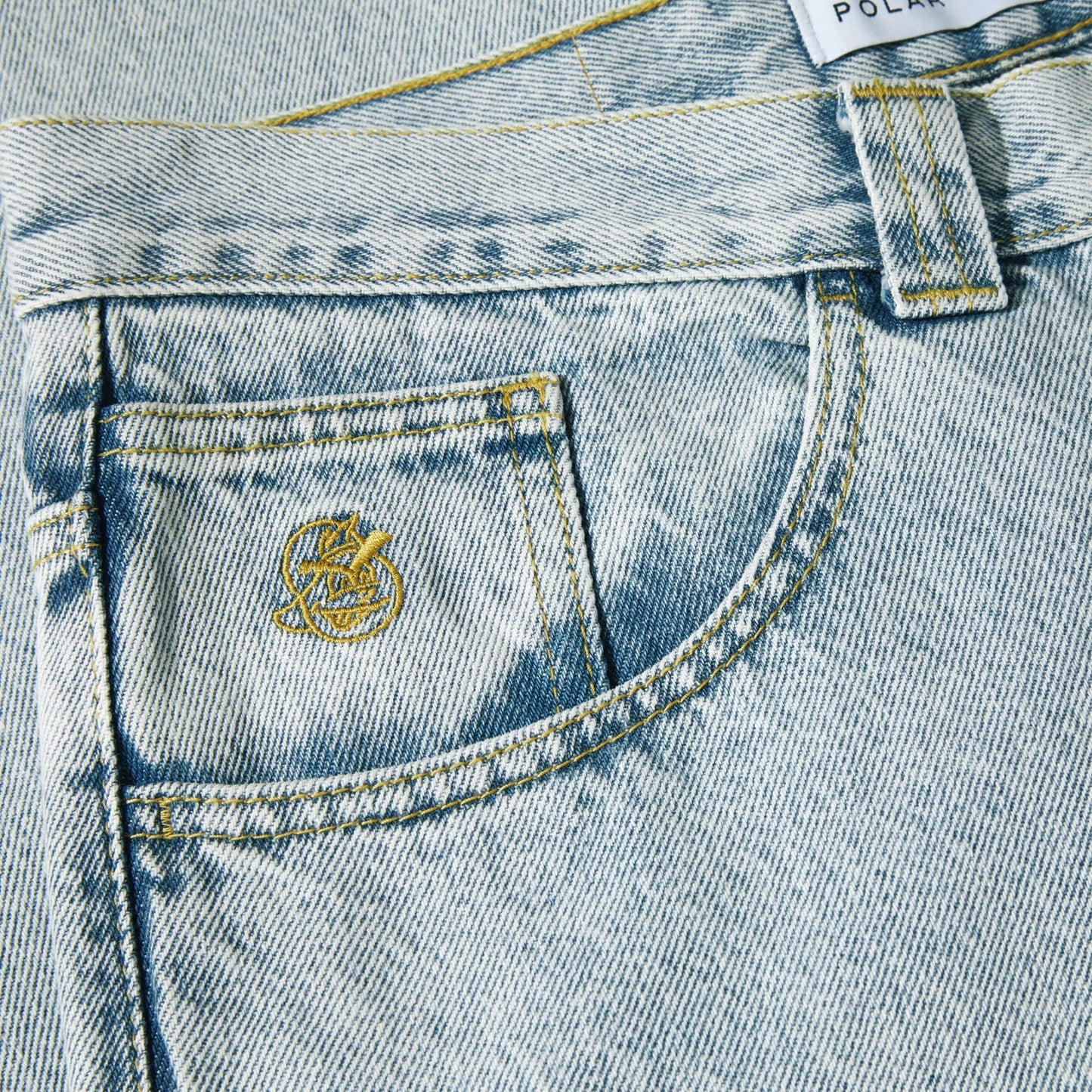 jeans baggy Polar '93 denim light blue