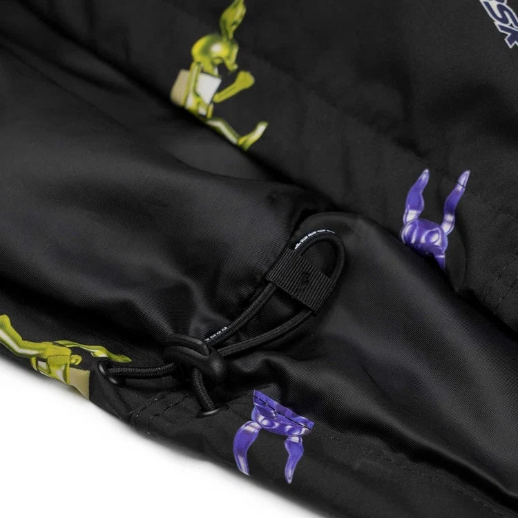 giacca snowboard Bsrabbit Rainbow Tr Hooded Anorak jacket black 10k