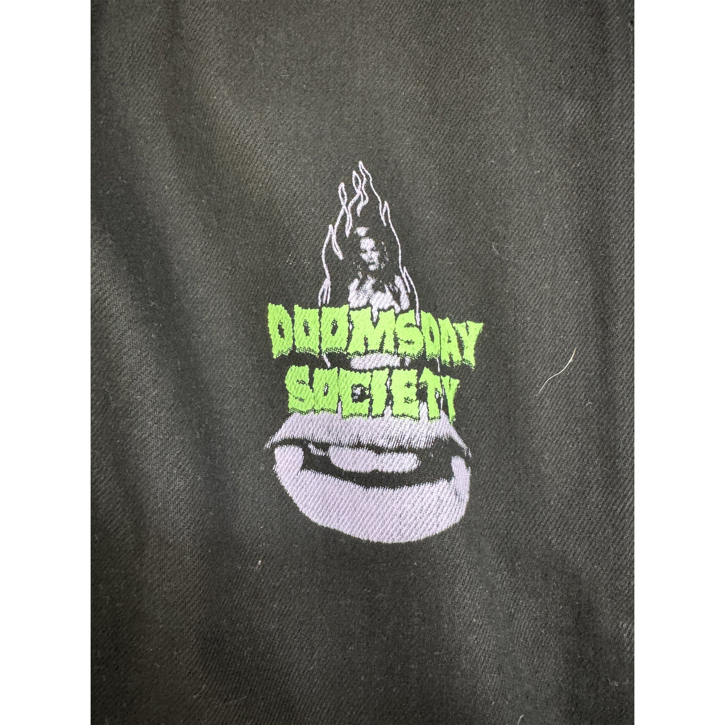 giacca Doomsday mouth denim jacket tg L