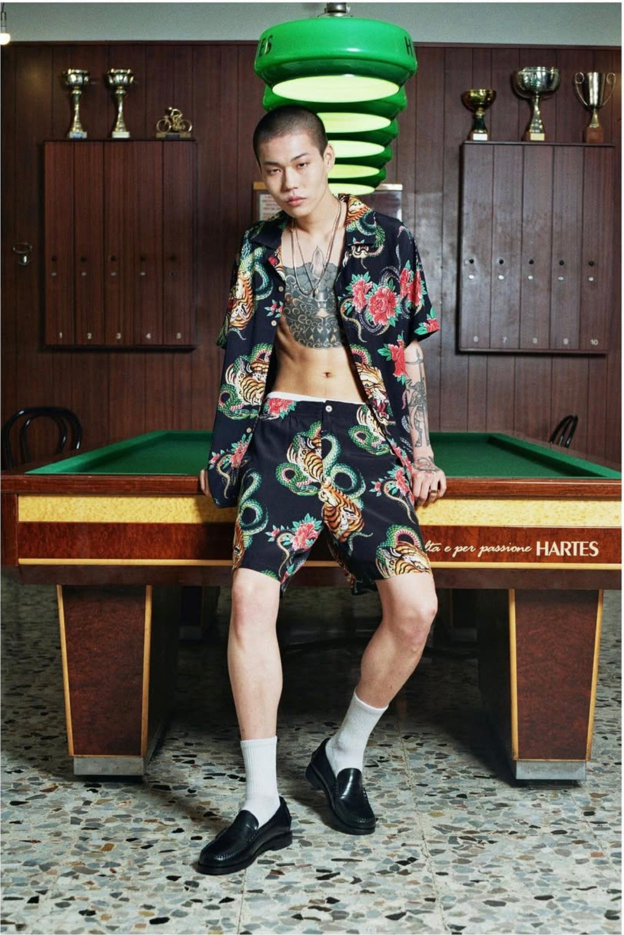 pantaloncino Doomsday tiger snake shorts