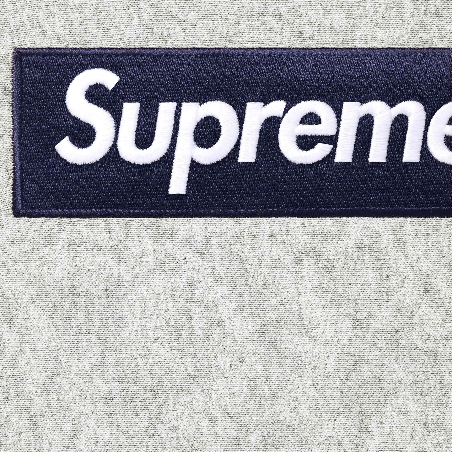 felpa cappuccio Supreme® Newyork box logo grey 2025 tg M - L - XL
