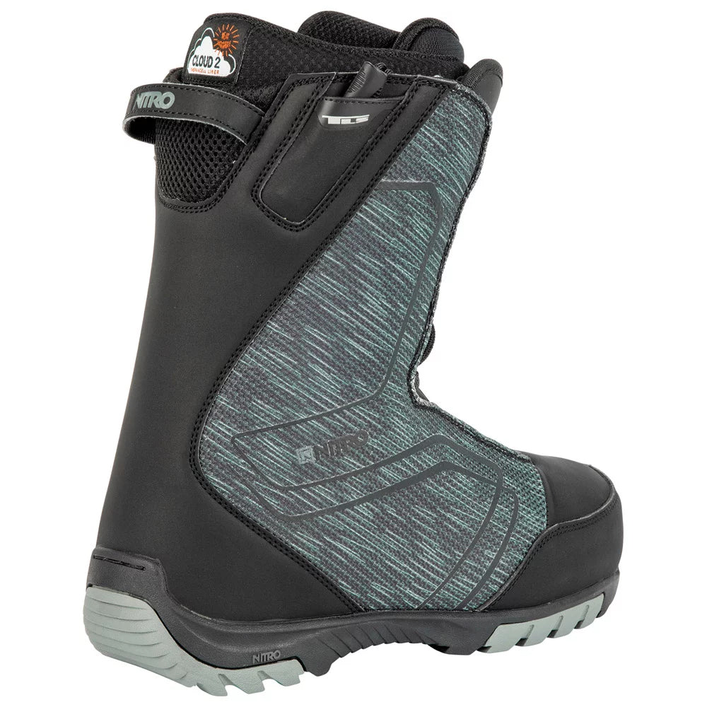 scarponi snowboard Nitro sentinel pls black tg 42