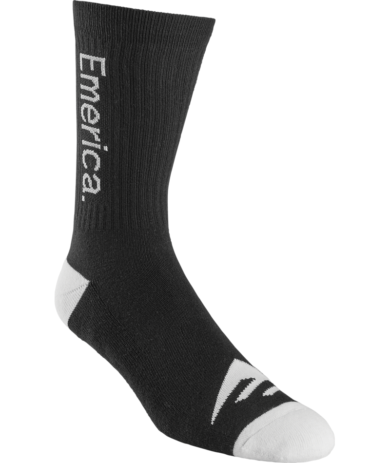 calzini Emerica pure crew black one size
