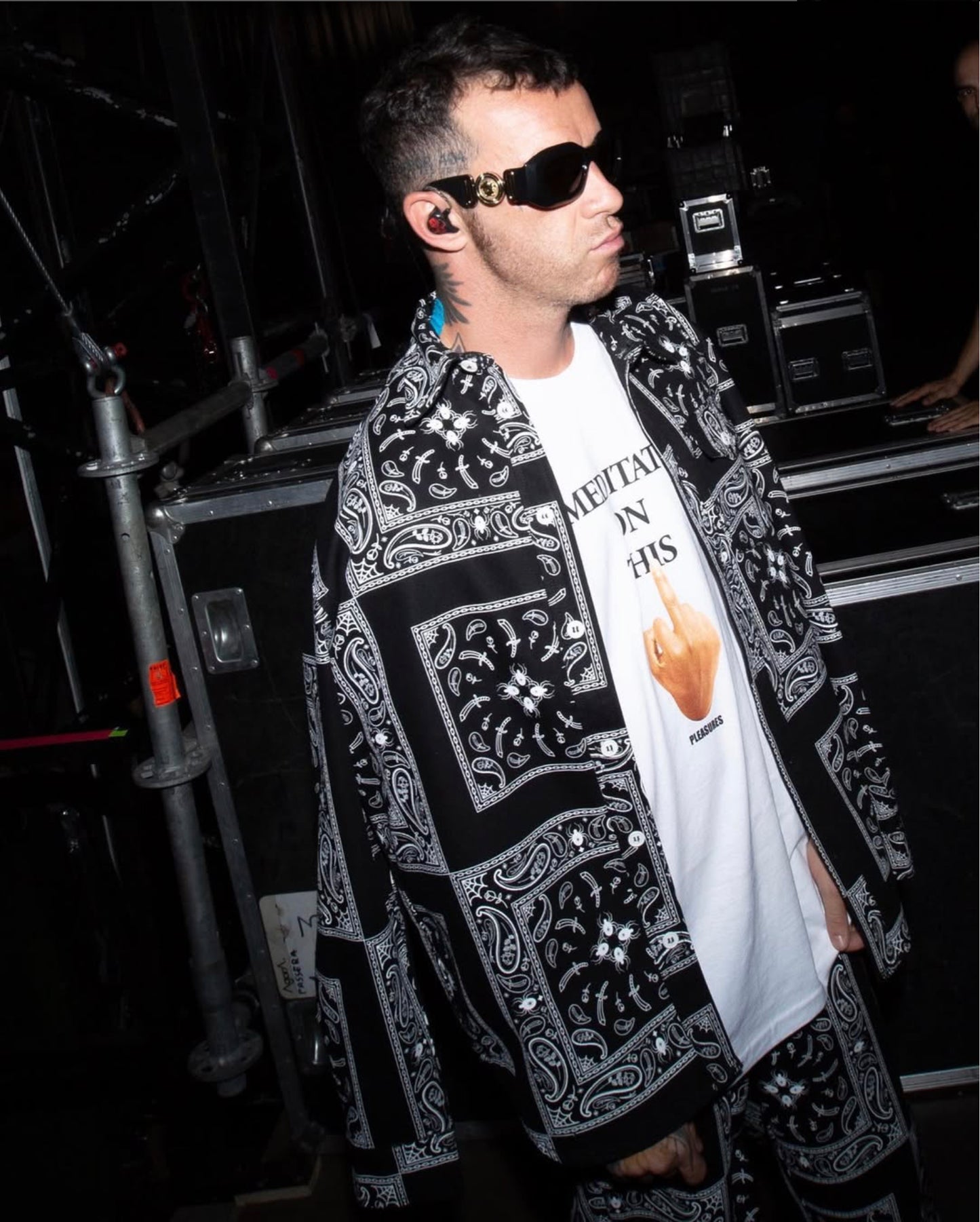 giacca Doomsday bandana jacket black
