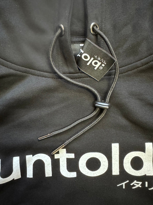felpa Untold.® Ebisu black hoodie sp26-004
