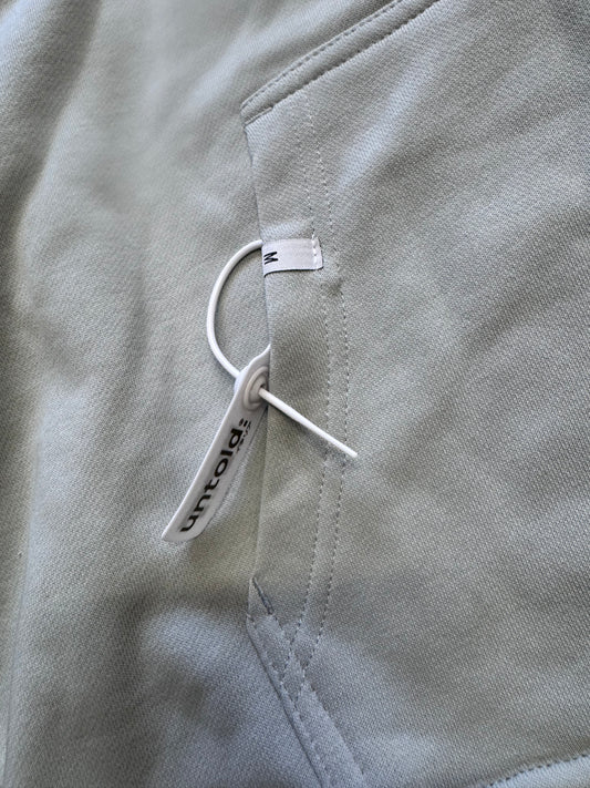 felpa Untold.® Koenji boxy fit light grey sp26-003