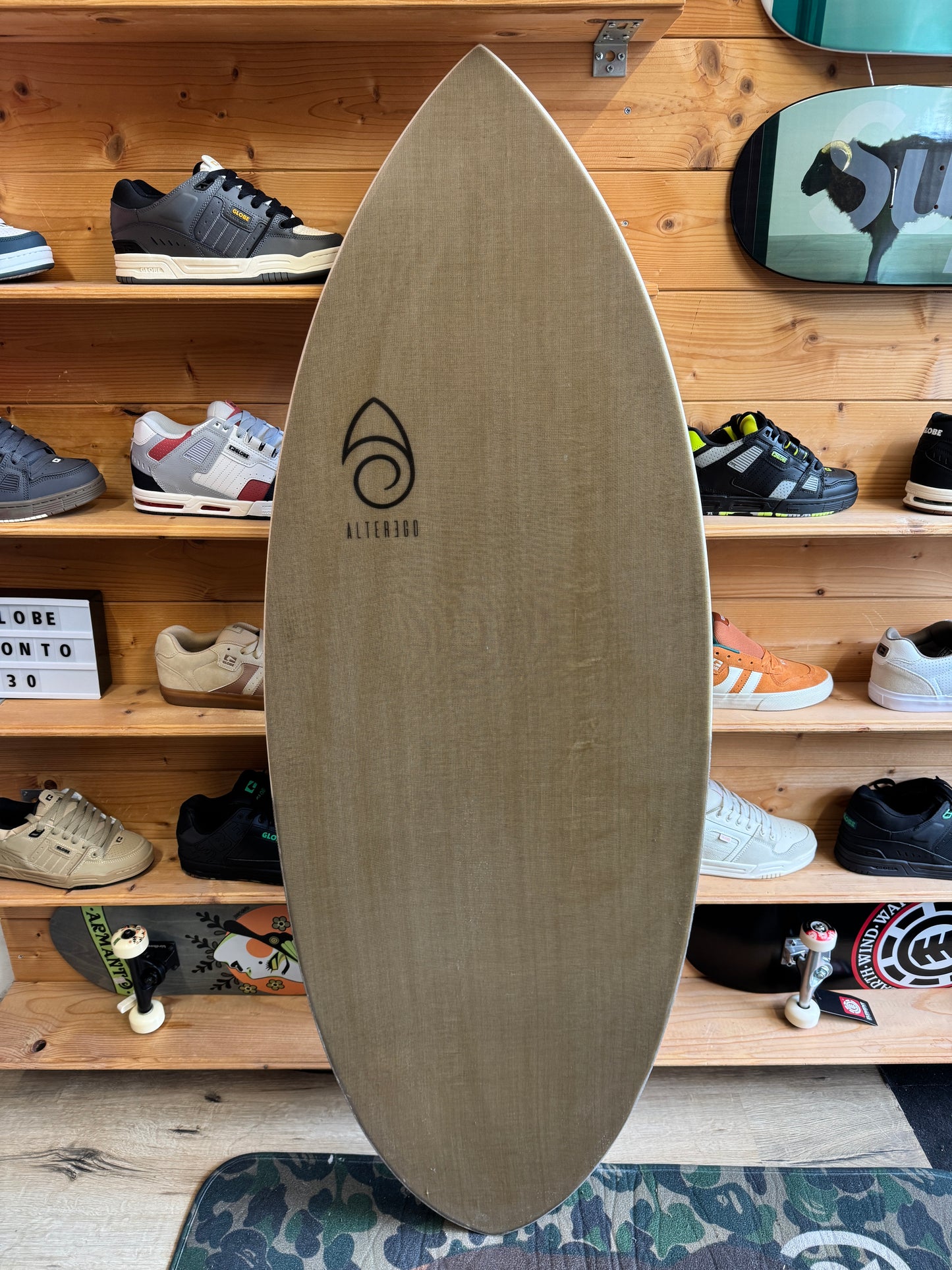 tavola skimboard onda Alterego surfboards 150cm compreso doppio pad