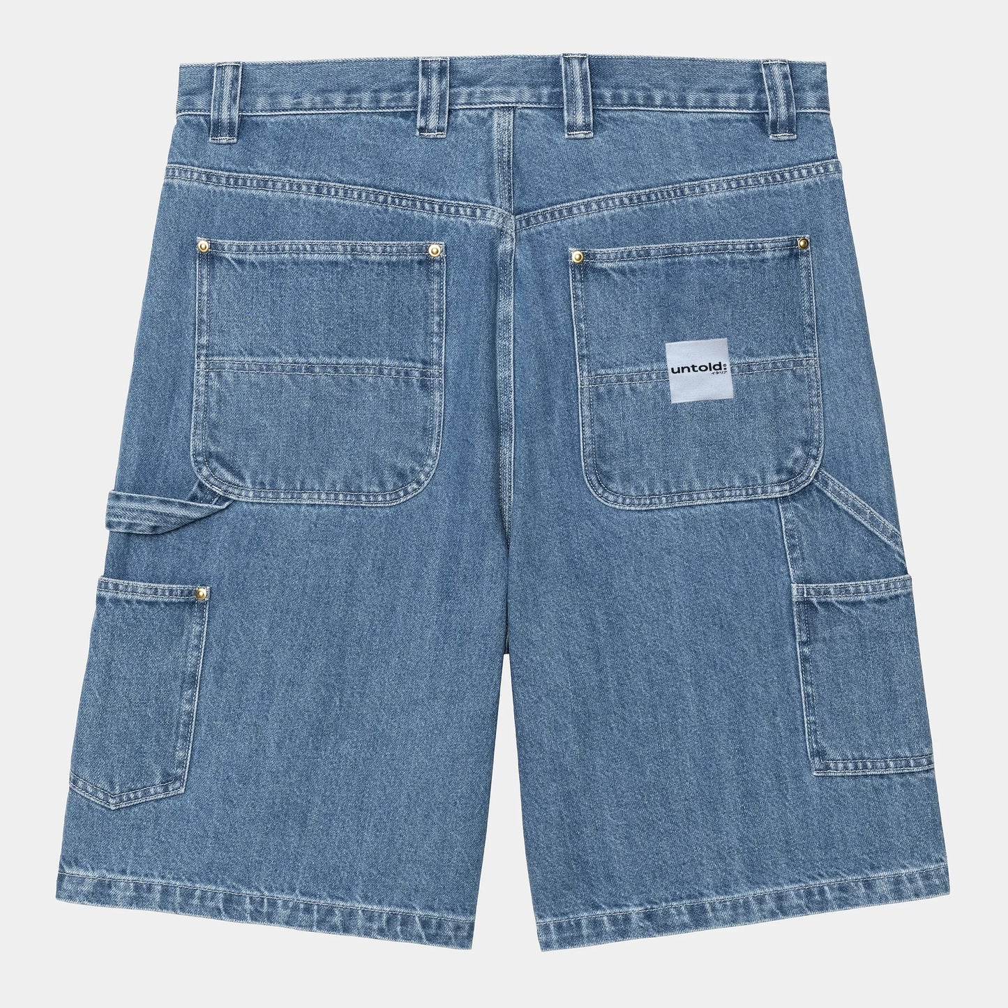 bermuda jorts Untold.® koenji baggy washed denim